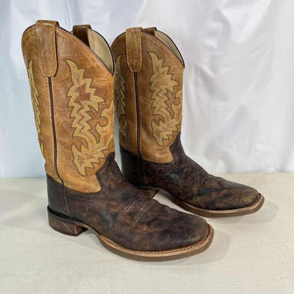 Cody James Square Toe Boots Child Youth Size 7.0 D Style BBSC1895 Leather Brown - Picture 6 of 16